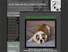 Tablet Screenshot of aperfectbulldogge.com